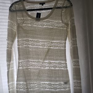 ivory lace top